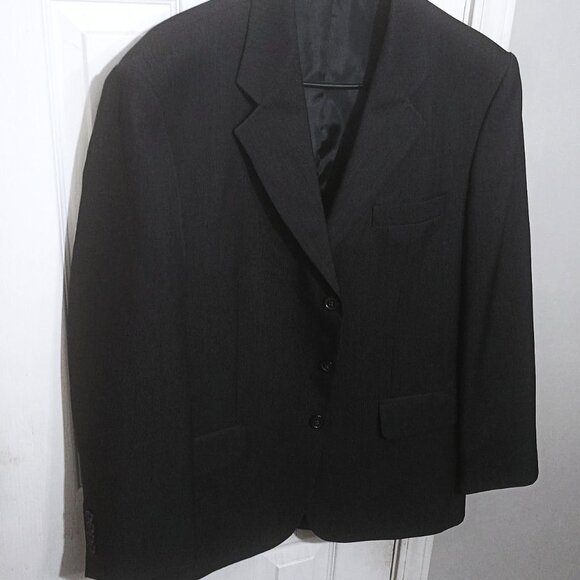 David Bios Men Dark Grayish Blue Suit Jacket Only    40S - Picture 2 of 11